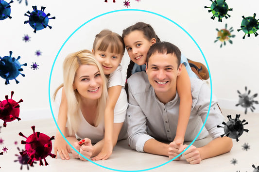 Concept Image of Family Virus Protection