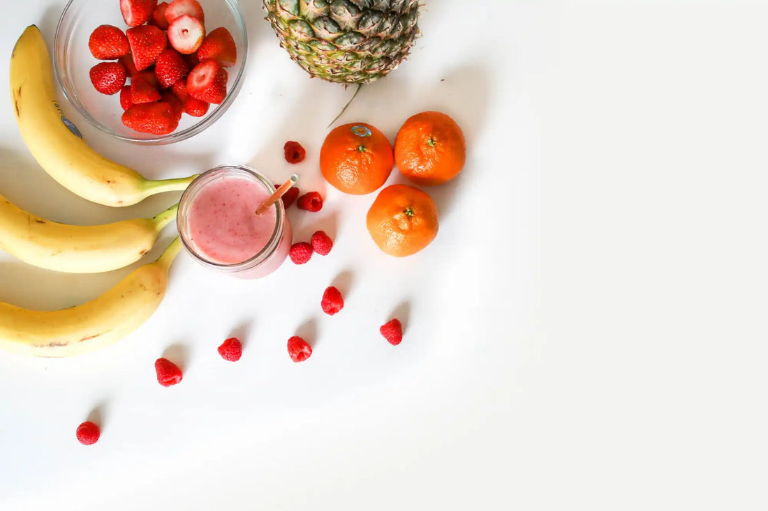 elegant electrolyte rich fruits laid out